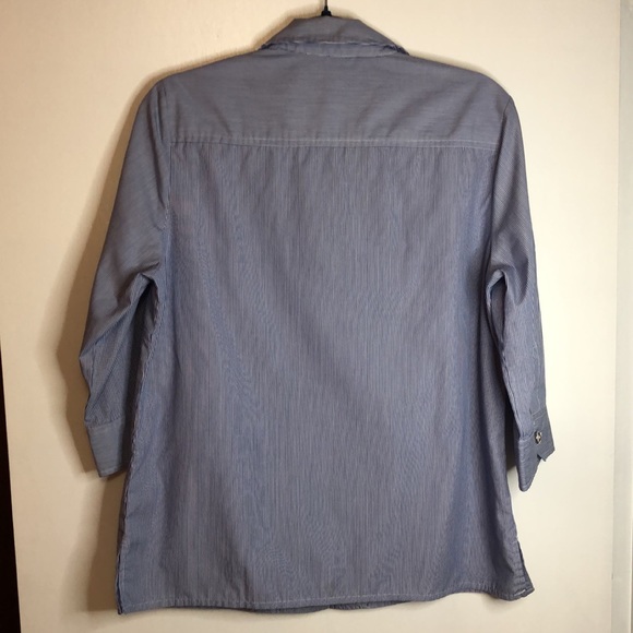 Alia Pinstripe Blouse - Picture 2 of 7